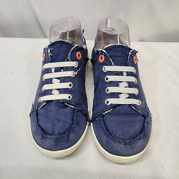 Vionic Pismo Women's 6 Casual Supportive Sneaker Navy Canvas Comfort - Picture 5 of 8